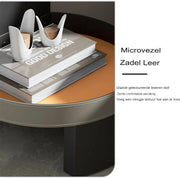 Bijzettafel Deliot - Bijzettafeltjes voor woonkamer of slaapkamer - Glas - Wachtruimte - Uniek Accent