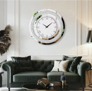 Spiegel klok Fioren - Elegante Spiegel klok - Goud - Ronde wandspiegel - 60 - Zonder verlichting - Woonkamer
