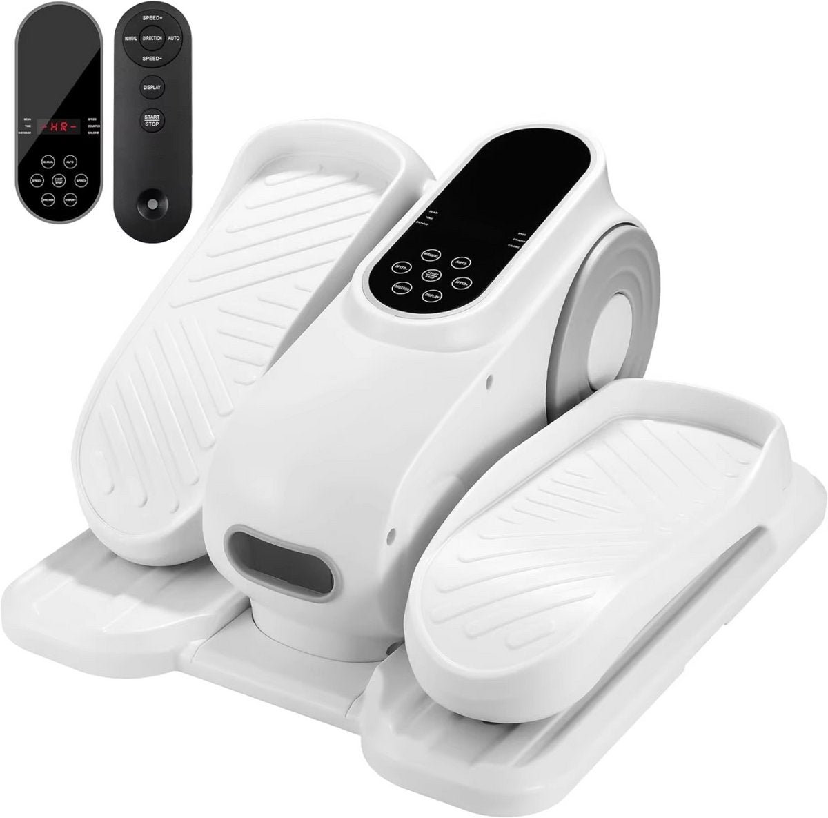 Elliptische Trainer - Voor Senioren & Thuisfitness - Mobiliteitstrainer -Met voetmassage - Ellipsmachine - Onder bureau