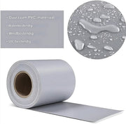 Happyment Privacy strip - Net schutting - Zichtbreeknet deluxe - Zichtdoek - Windbreekgaas - 50m x 19cm - Grijs