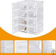Schoenenbox PRO - Transparant - 8 stuks - Sneakerbox - Opbergsysteem