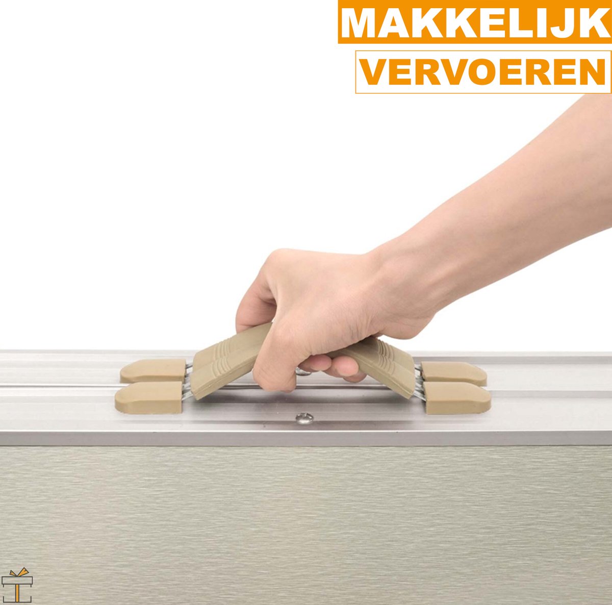 Happyment Camping klaptafel - 4 personen - Inklapbaar - Picknicktafel - Kinderen & volwassenen - Verstelbaar in hoogte
