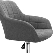 Bolt Edge Werkkruk - Donkergrijs - Stoffen bekleding - Ergonomisch - Met armleuning