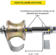 Rolpoort Set - Tuinpoort - Schuifdeur Mechanisme - 18x31x30cm - 14kg - Staal