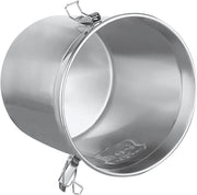 6L Roestvrijstalen Rijstemmer - Rijst dispenser - Voorraadcontainer - Voor Graan en Droog Voedselopslag - Met Deksel en 3-Knops Slot