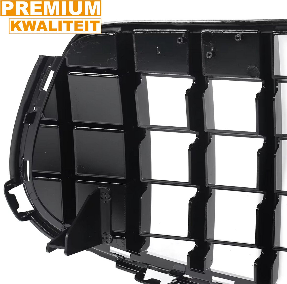 Voorbumper - Voor Mercedes GLC-Klasse X253 2020-2023 - Auto accessoires - Grille - Chroom/Zwart