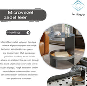 Bijzettafel Deliot - Bijzettafeltjes voor woonkamer of slaapkamer - Glas - Wachtruimte - Uniek Accent