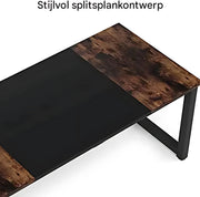Modern Computerbureau - Vintage zwart - Voor Thuiswerkplek of Kantoor - Bureau - 180cm