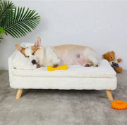 Kattenmand Cevila - Luxe - Op poten - Kattenbed - Hondenmand - Hondenbank - Hondensofa - Hondenzetel - 80cm