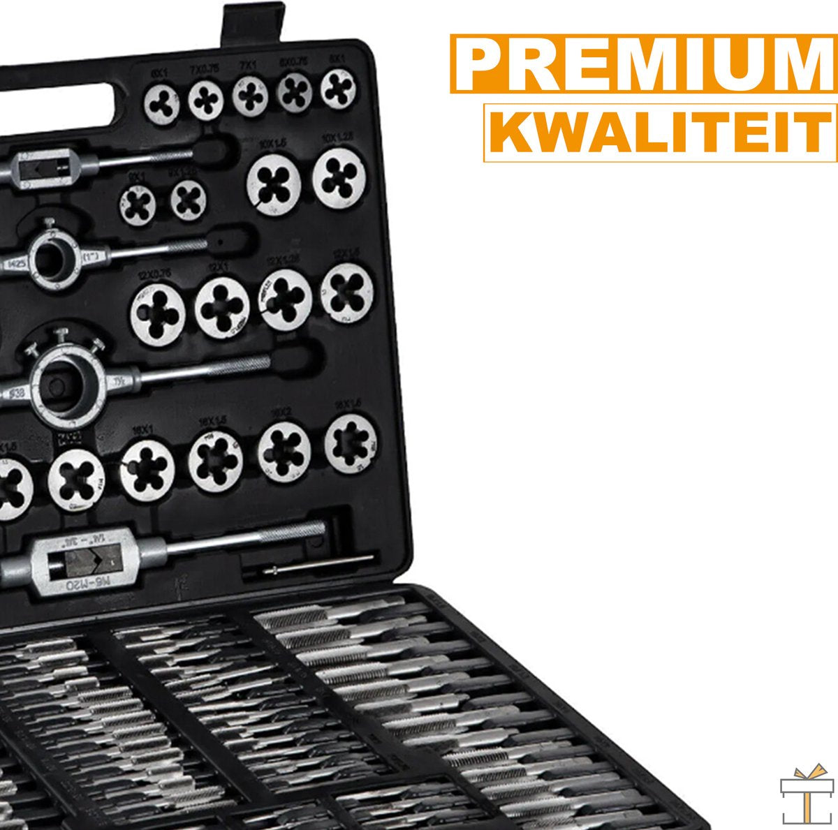 Happyment Gereedschapsset gevuld - Gereedschapskoffer deluxe - 110pcs