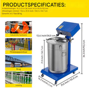 Verfspuiten elektrisch - 45L - Spuitpistool - Muurverf - 220V - Voor Poedercoating