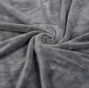 Fleece Deken - Deluxe - Grijs - 150x200cm - Voor Bank of Bed - Zacht Plaid