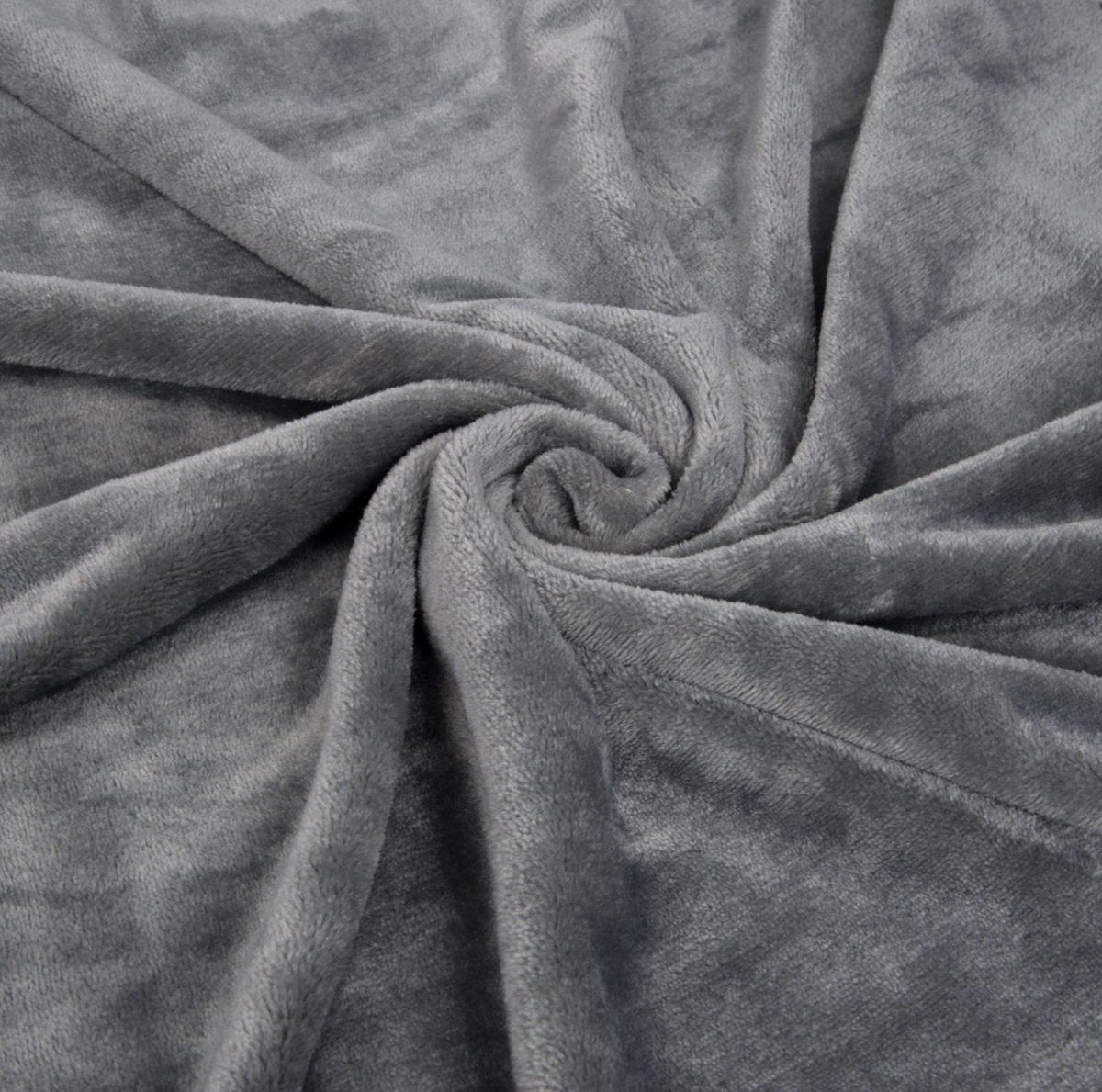 Fleece Deken - Deluxe - Grijs - 150x200cm - Voor Bank of Bed - Zacht Plaid