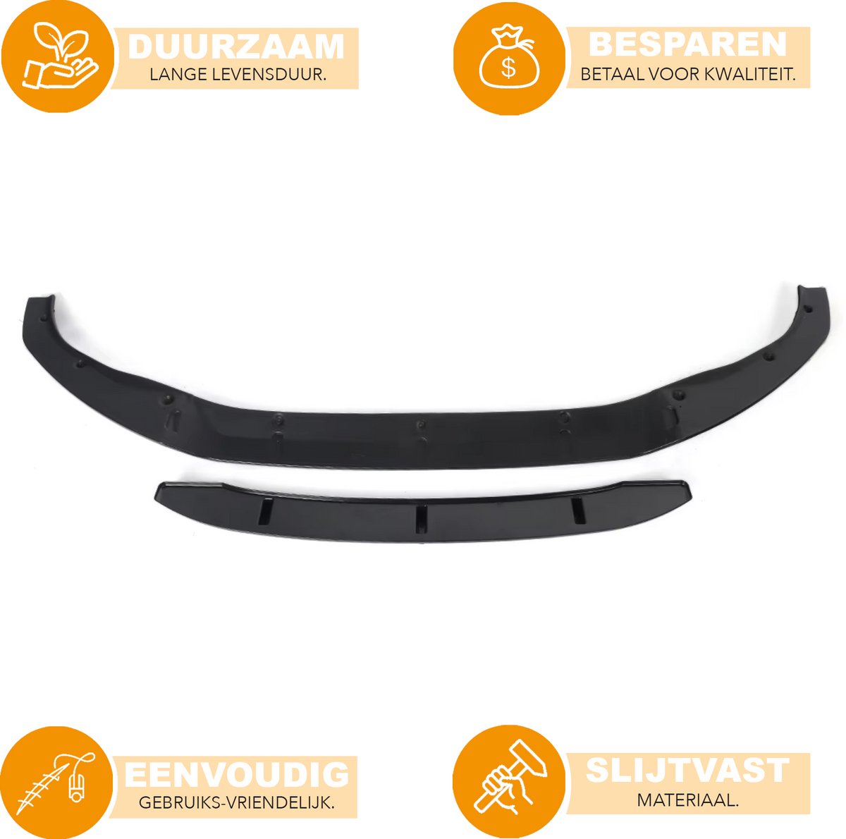 Voorbumper Splitter Lip - Voor BMW X7 G07 LCI (2023-2024) - Krasbeschermer - Auto Accessoires