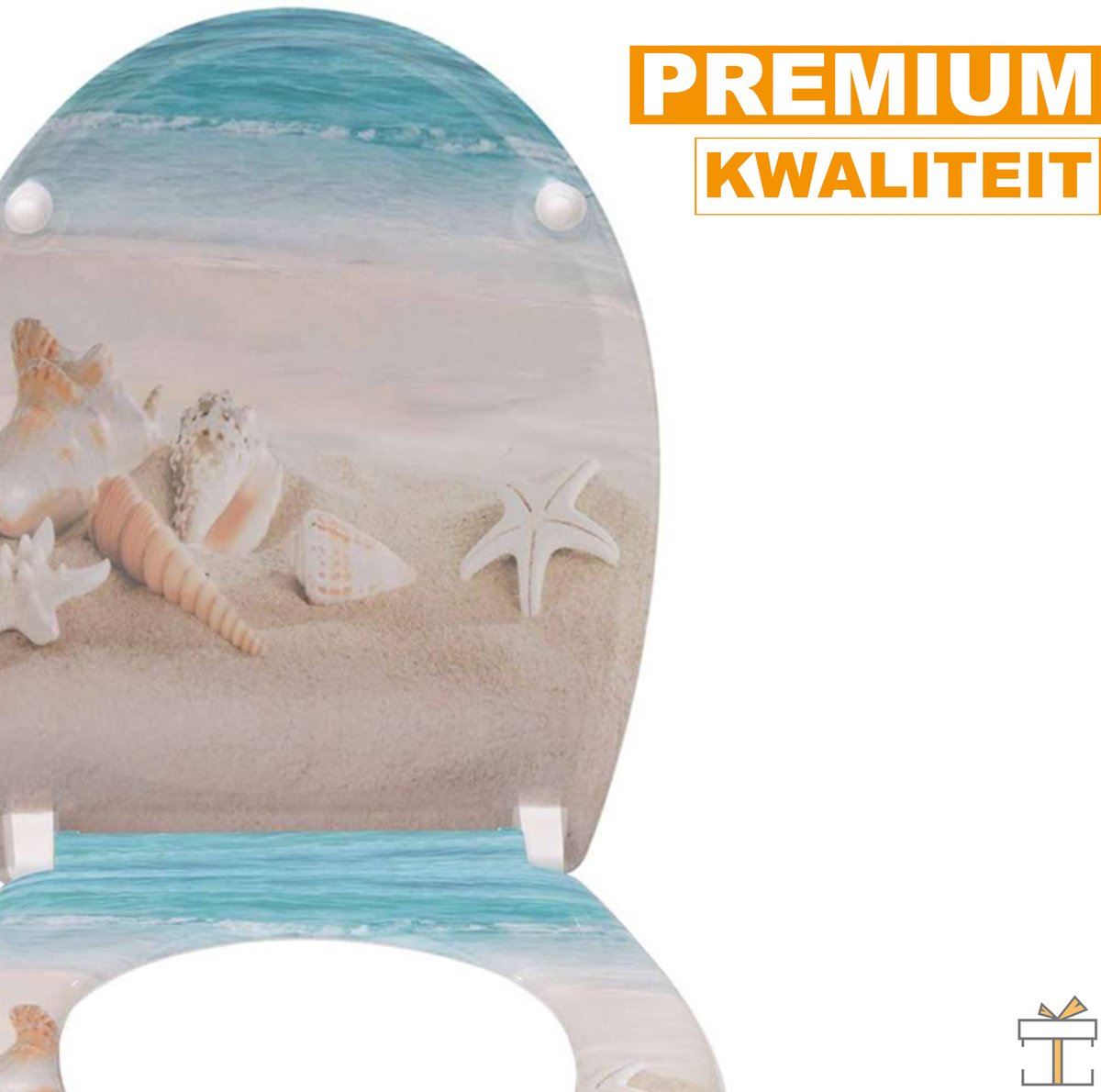 Happyment Antibacteriële Toiletbril Costa - Toiletbrillen - Universeel - Met Softclose - WC Bril – Toiletzitting