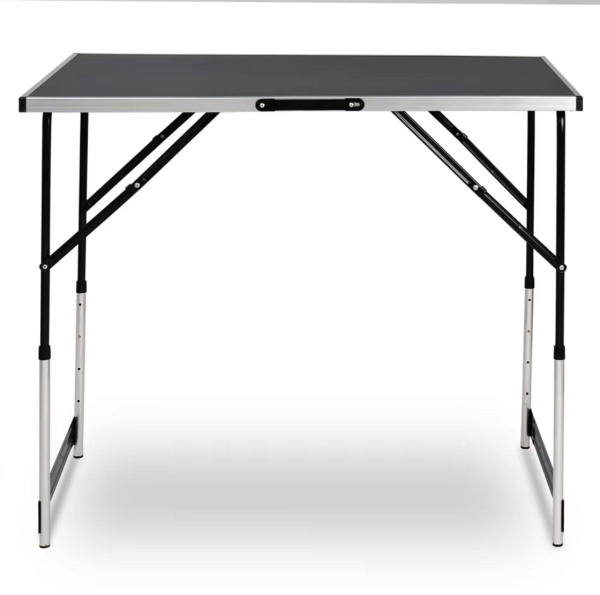 Aluminium Staal Opvouwbare Campingtafel - Voor Buiten - Dinertafel voor Tuin, Balkon, Picknick, BBQ en Familiefeest
