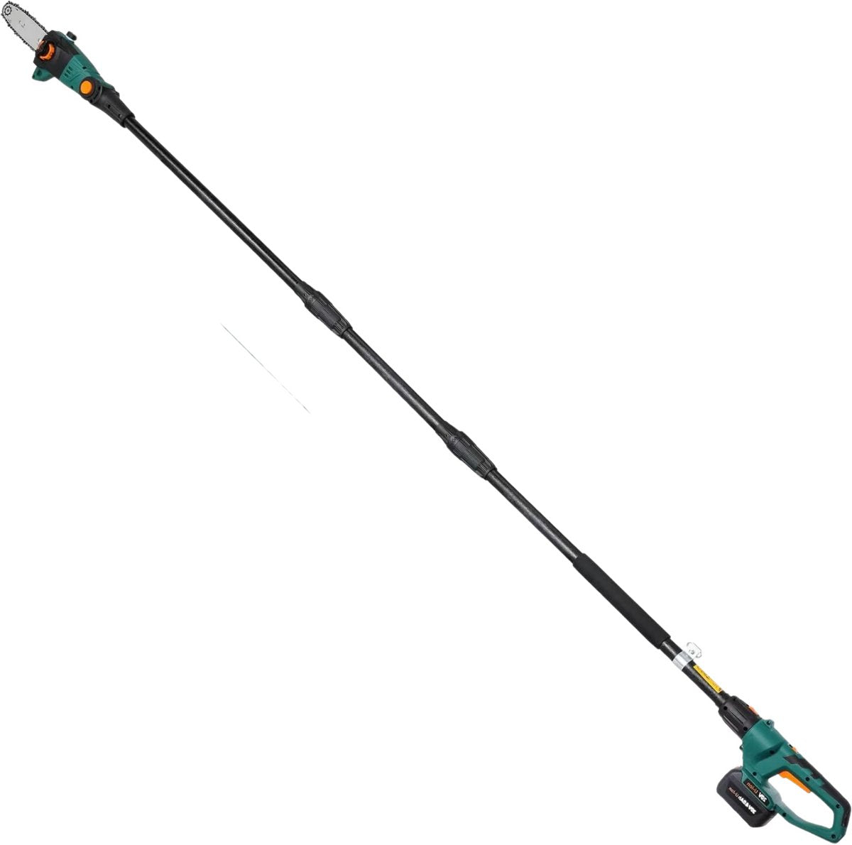Telescopische kettingzaag - Draadloos - 3 meter - Heggenschaar - Snoeischaar - Takkenschaar - Op steel - Met accu