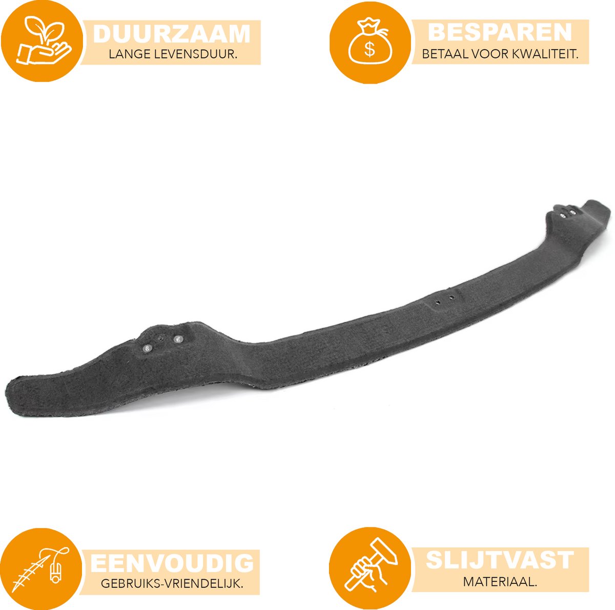 Voorbumper - Voor BMW 4-Serie F32/F33/F36 M Sport 2014-2020 - Auto accessoires - Lagere verstevigingsbalk - Zwart