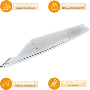 Actieve Lamellen Luik Trim - Rechterzijde - Voor Tesla Model S (2016-2020) - 1079638-00-Ax - ABS - Auto Accessoires