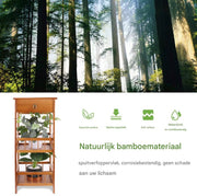 Opulence Rustiek Nachtkastje - Voor Slaapkamer of Woonkamer - Bijzettafeltje met Lade en Open Plank - Houtlook Afwerking - 78cm