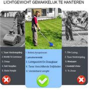 Snoerloze Tuinstrimmer Ravon - Elektrische Grastrimmer - 21V Li-Ion Batterij - Afneembare Grastrimmer - Inclusief Oplader