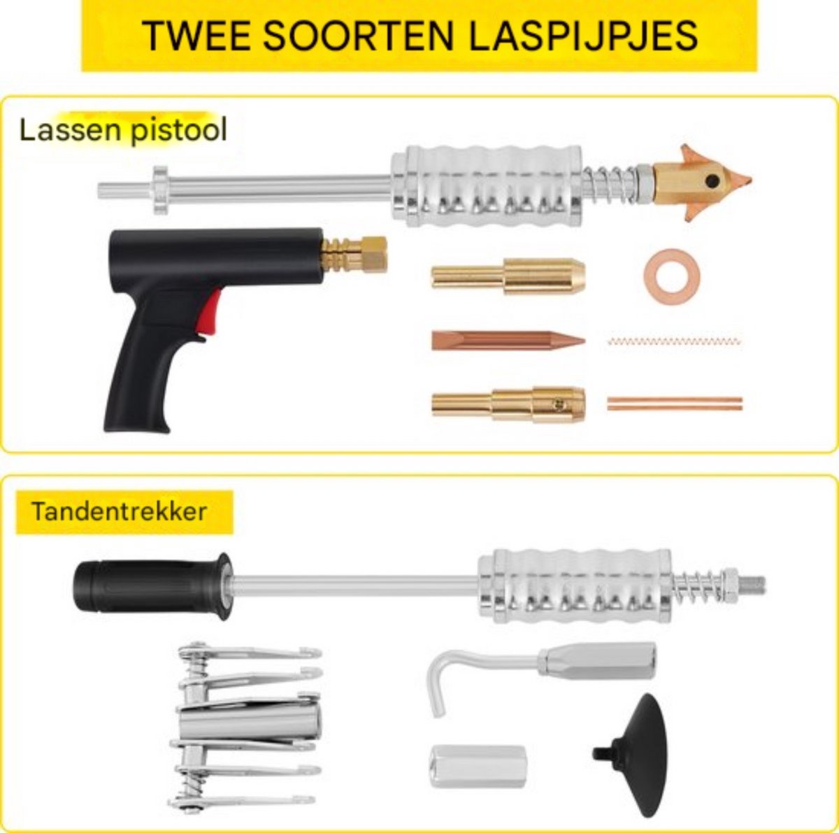 Uitdeukset 3kw - Puntlasmachine - Voor auto - Slagtrekker - Deukentrekker - Zuignap - Zuignaplifter - Auto reparatie