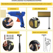 Deukentrekker PRO - Uitdeukset - Reparatieset - 89 Stuks - Inclusief Tasje