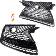 Grille Gitro Sportline - Voorbumper grille Gitro - Voor Lexus RX350/RX450H/RX350L (2016-2019) - Basissport Stijl - Chroom & Zwart