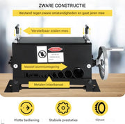 Happyment Kabelstripmachine - Elektrisch - 1.5-38mm - Draadstripper - Kabelpeller