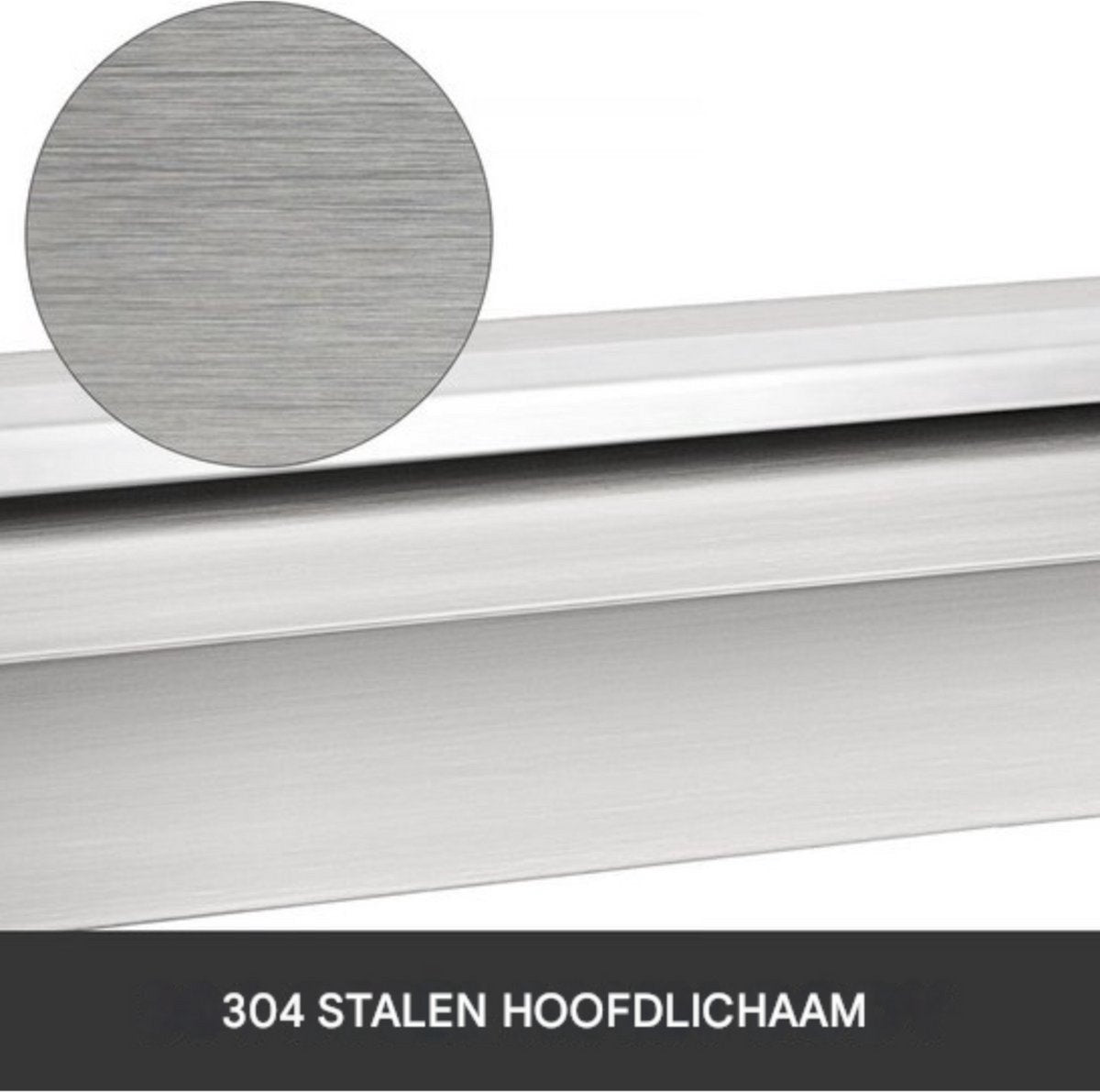 Zwembad fontein milano - 122 cm - RGB LED verlichting - Waterval - RVS - Met Connector Slang Klem PTFE Tape