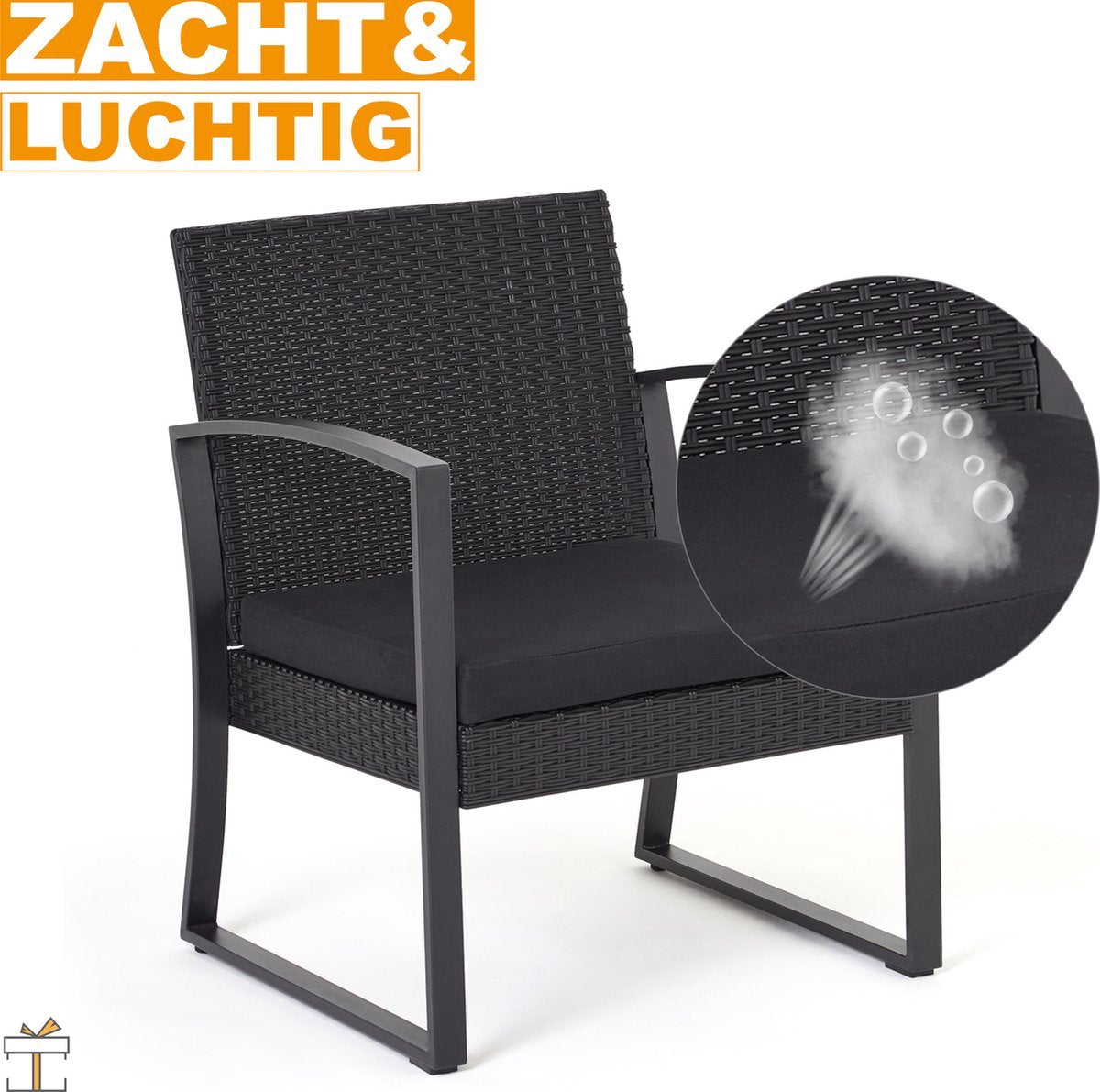 Tuinset - Voor 2 personen - Waterbestendig - Loungeset stijl
