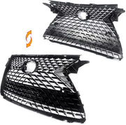 Voorbumper grille Gitro - Voor Lexus RX350/RX450H/RX350L (2016-2019) - Basissport Stijl - Chroom & Zwart