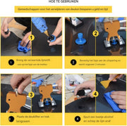 Deukentrekker PRO - Uitdeukset - Reparatieset - 89 Stuks - Inclusief Tasje
