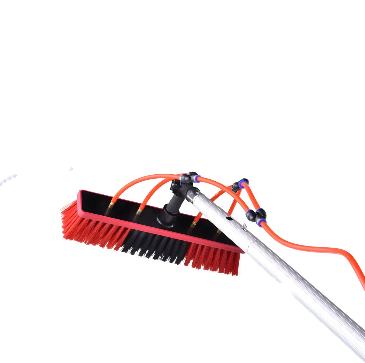 Reinigingsborstel voor Zonnepanelen - 9 meter - Met Telescopisch Handvat - Draaibare Raam- & Paneelborstel