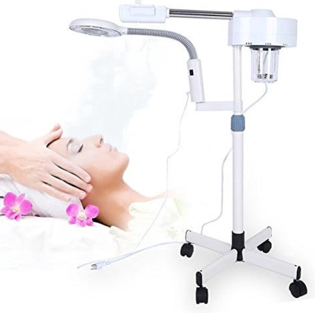 Happyment Vapozone PRO - Gezichstoom - Vapozone met loeplamp - Vapozone Visage