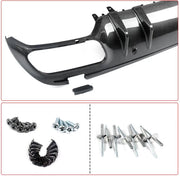 Achterbumper - Voor Mercedes C-Klasse W205 C63 AMG - Auto accessoires - Diffuser - Carbon Look - Met uitlaat tips