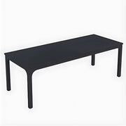 Computerbureau Milano - Voor 2 Personen - 200cm - Zwart - Voor thuis of werk - Hout en metaal