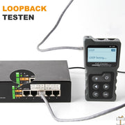Happyment® Netwerk kabeltester - met Draadzoeker - Kabelzoeker - UTP Tester set - RJ45, RJ11, BNC, USB - Black friday - Kerstcadeau