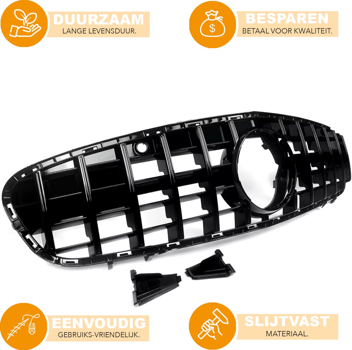 Voorbumper - Voor Mercedes SL-Klasse R231 SL550/SL63 2017-2022 - Auto accessoires - GTR Grille - GT stijl