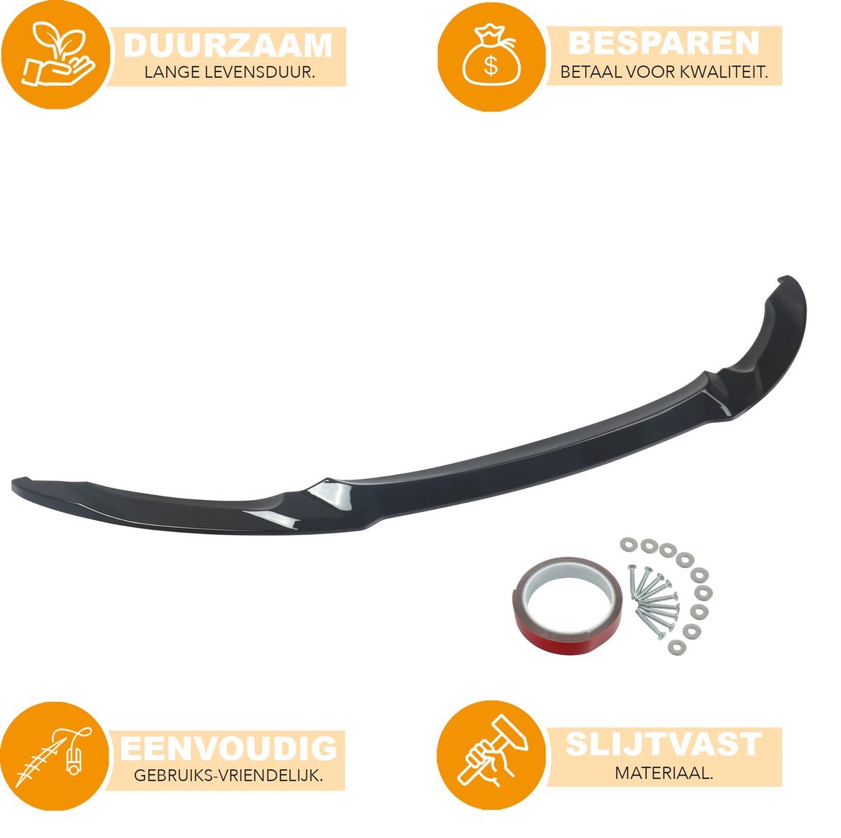 Splitter Lip Taviro - Voorbumper - Voor BMW F80 M3/F82 M4 (2015-2020) - Club Sport CS Stijl - Auto accessoires