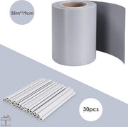 Bolt Edge Privacy Strip - Zichtbreeknet - Windbreekgaas - Grijs - 35 Meter