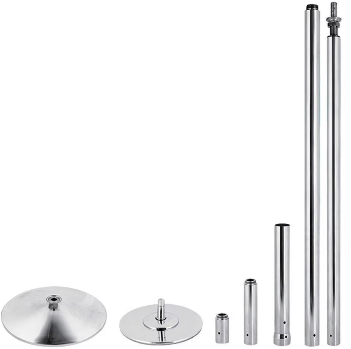 Paaldanspaal - Pole dance - Paal - Pole - Strippaal - Voor Thuisfitness & Training - Professionele Danspaal - Verwijderbare Bar (2.35-2.74m) - 45mm