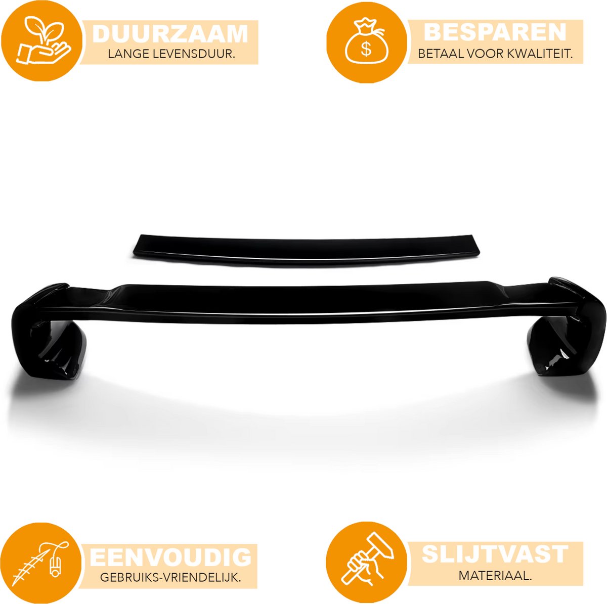Kofferbak Spoiler Wing - Mugen RR Stijl - Voor Honda Civic Sedan FD2 (2006-2011)