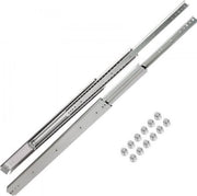 Lade Rails PRO - Ladegeleider - Bodemmontage - 91x7,6x1,9 cm - 225KG Capaciteit - Volledig Uittrekbaar