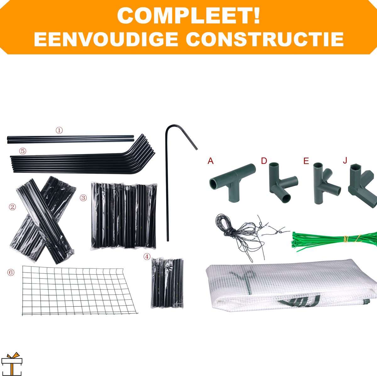 Happyment® Broeikas - Tuinkas - Kweekbak - Kweekkast - Moestuin - Serre - Black friday - Sinterklaas - Kerstcadeau