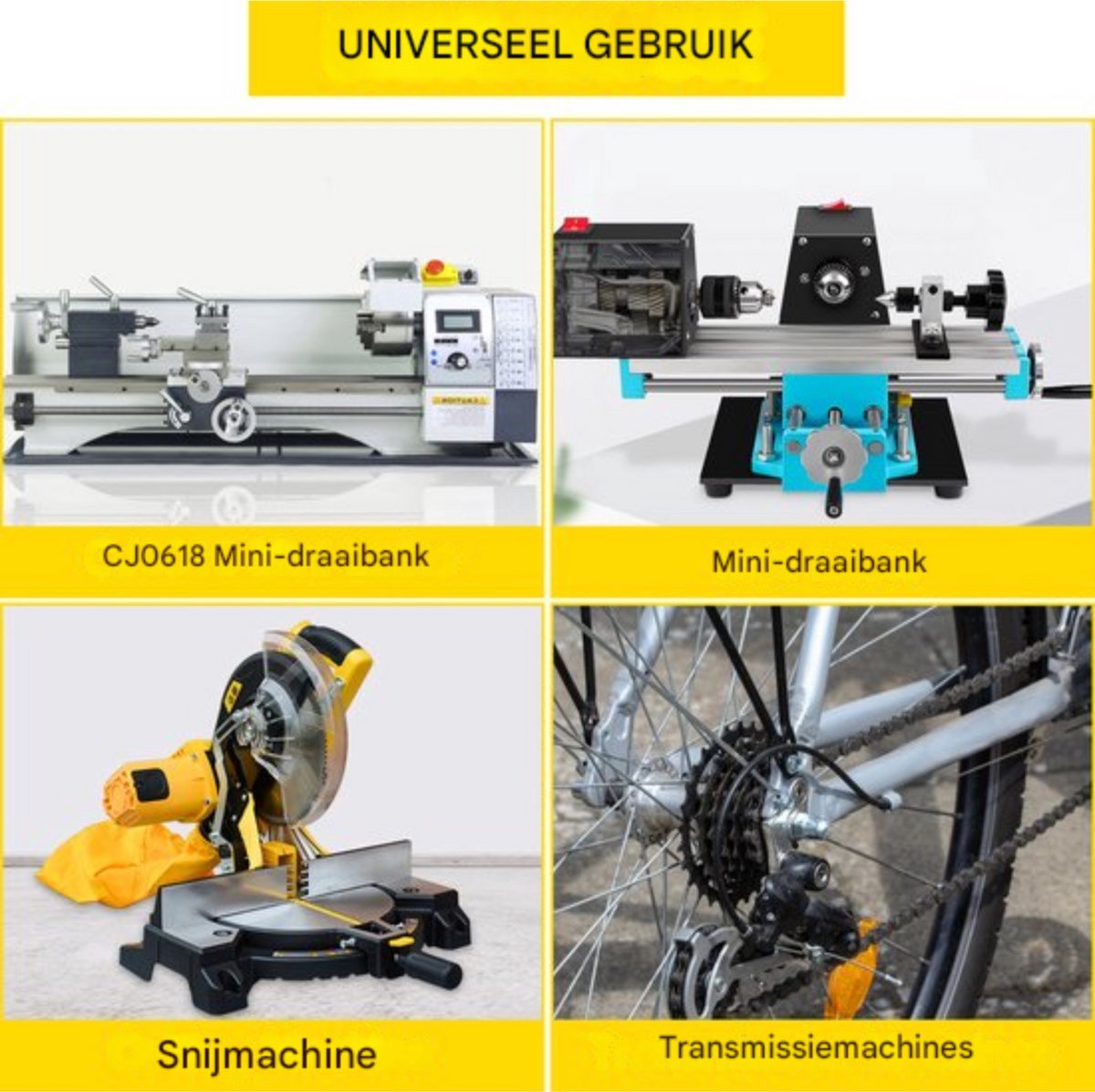 Metalen Draaibank Gears PRO - 18 Versnellingen - Metalen Precisie Tandwielen - Gepolijst