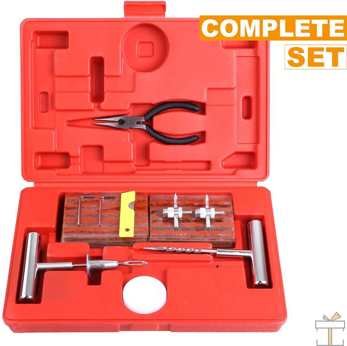 Bolt Edge Autobanden Reparatieset - 60-delig - Voor auto, motor en scooter - Inclusief 50 proppen