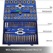 Tappen Set - Blauw - 86 Stuks - Inclusief Tappendoos