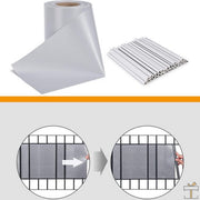 Bolt Edge Privacy Strip - Zichtbreeknet - Windbreekgaas - Grijs - 35 Meter