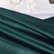 Happyment Gordijnen set Vida 2 stuks - groen 140x245cm - Verduisterend - met Plooiband - Fluweel Isolerend